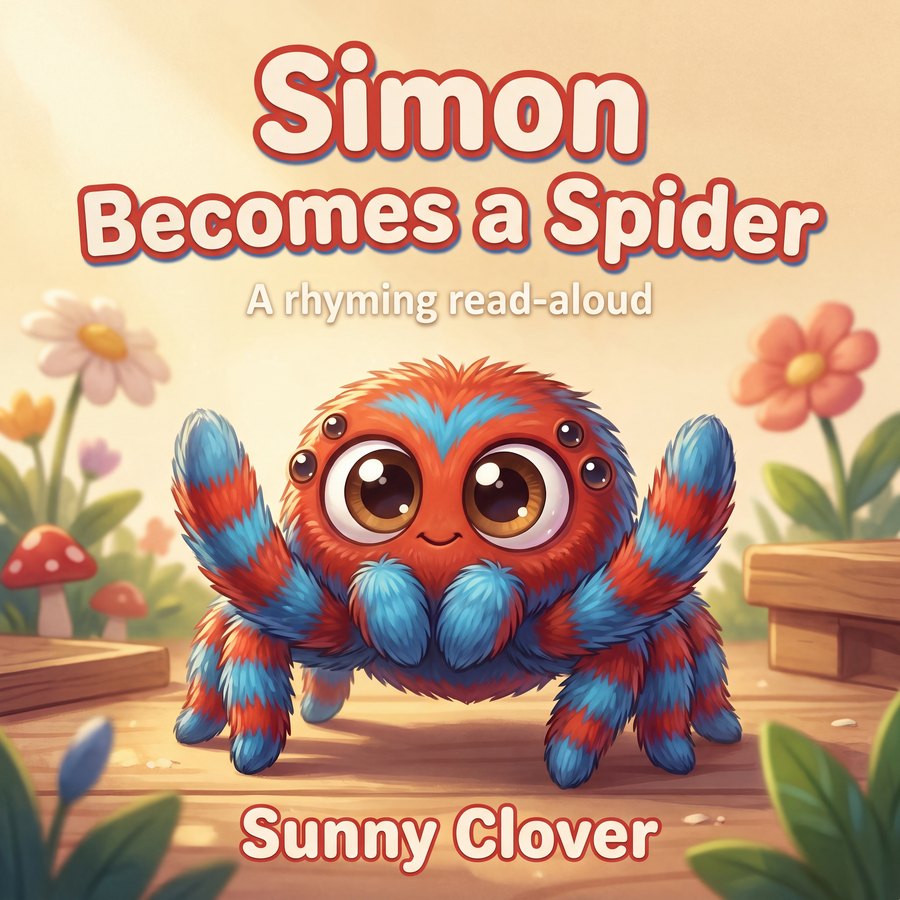 Cover of Simon Becomes a Spider by Sunny Clover